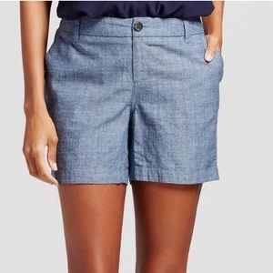 NWT chambray chino shorts